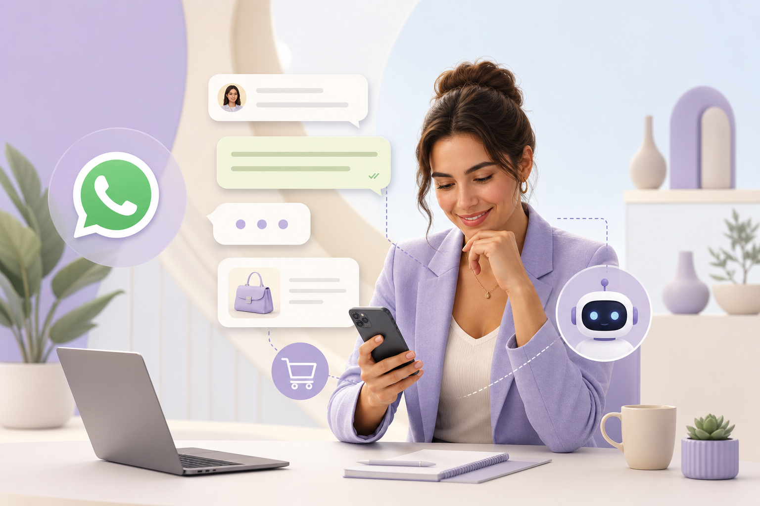 Portada del contenido Respuestas rápidas para vender por WhatsApp Business