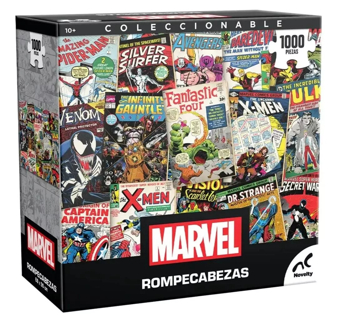 Rompecabezas de 1000 piezas de los Superhéroes MARVEL. De 68 X 50 centímetros.