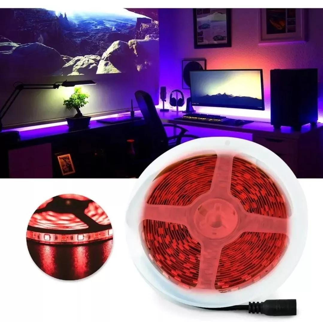 5 metros de tira cinta Led flexible Roja,Rosa o Verde