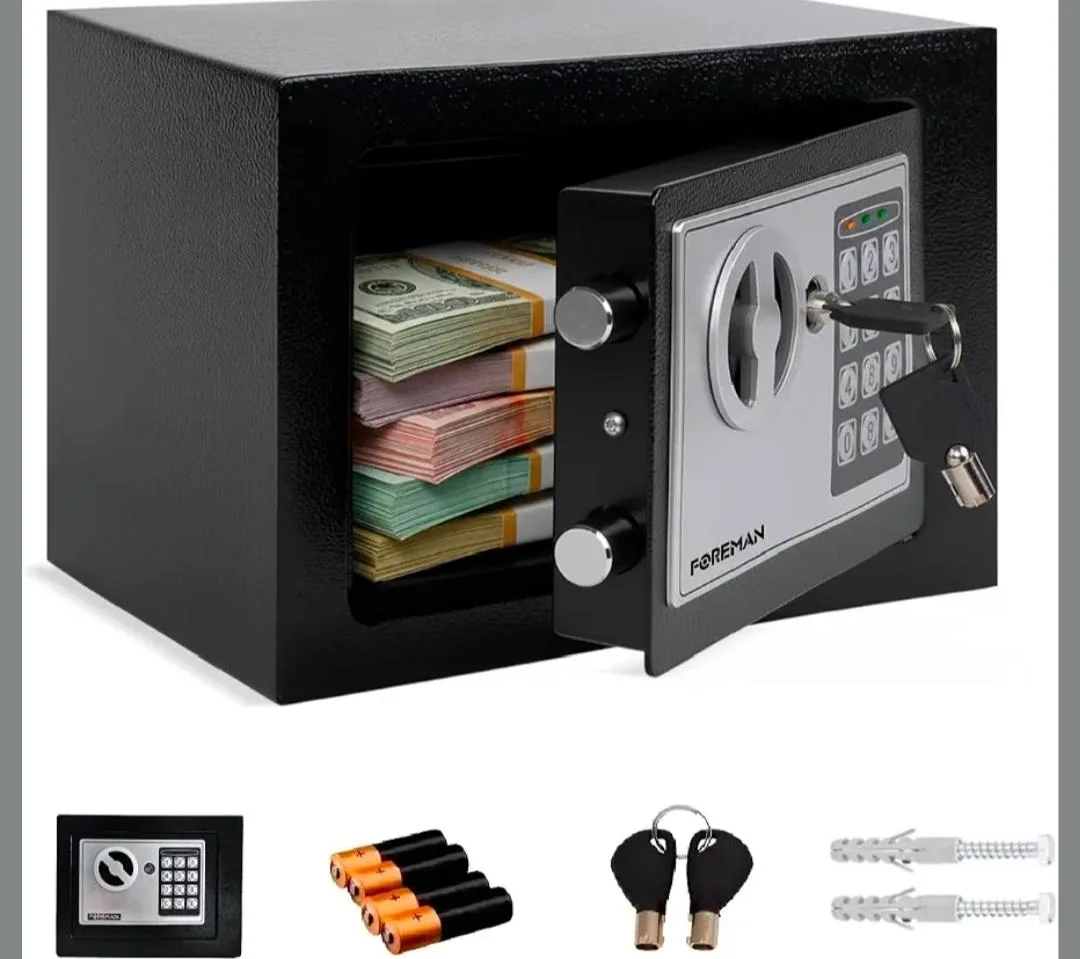 ENVÍO GRATIS HOY ZONA URBANA Caja FUERTE de Seguridad FOREMAN con apertura digital o llave.